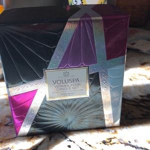 Candle set - 4 votive. High end candles